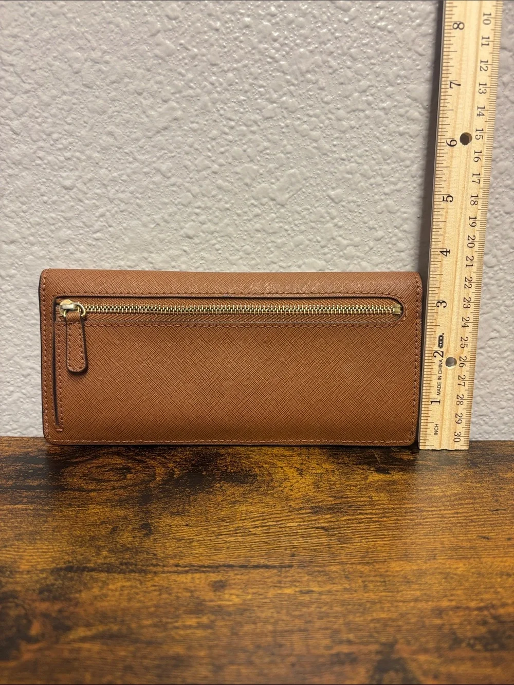 Michael Kors Brown Leather Continental Wallet